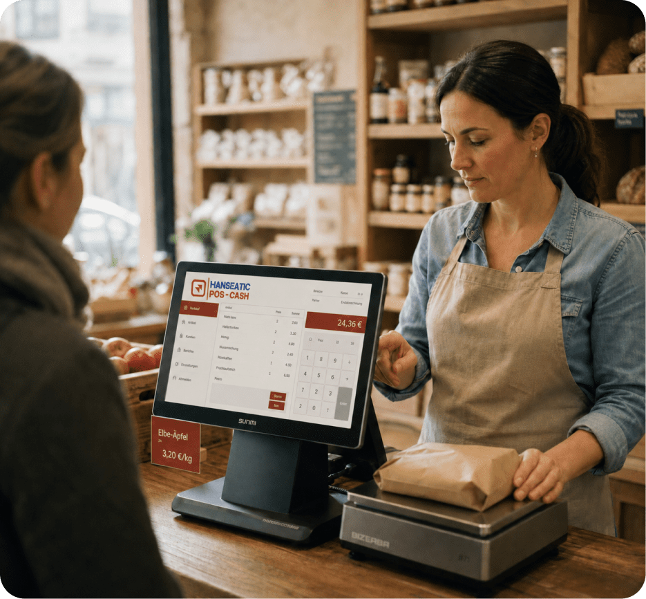 Hanseatic POS-CASH am Tresen