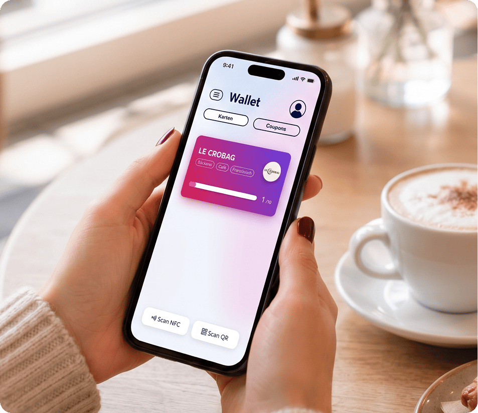 Deine Kunden nutzen die loyal App auf iOS und Android