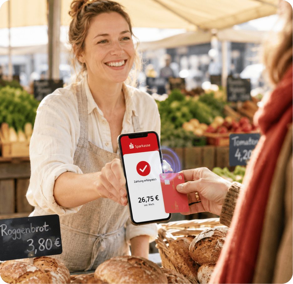 Sparkasse POS – Smartphone wird zum Kartenlesegerät